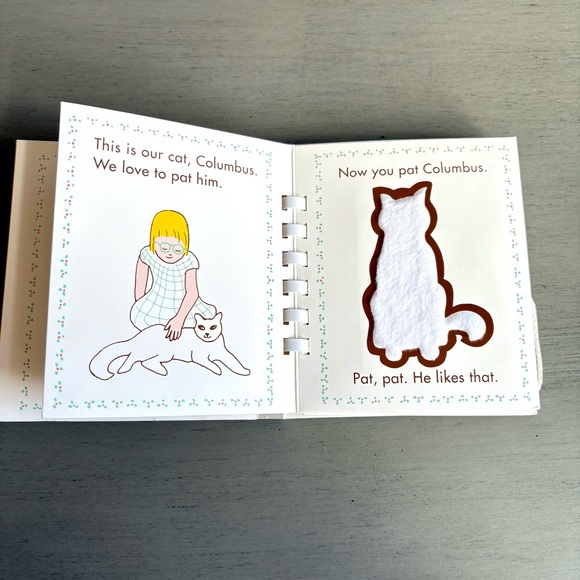 VTG 'Pat the Cat' by Edith Kunhardt Children's Book Golden Books Touch & Feel - Picture 2 of 11